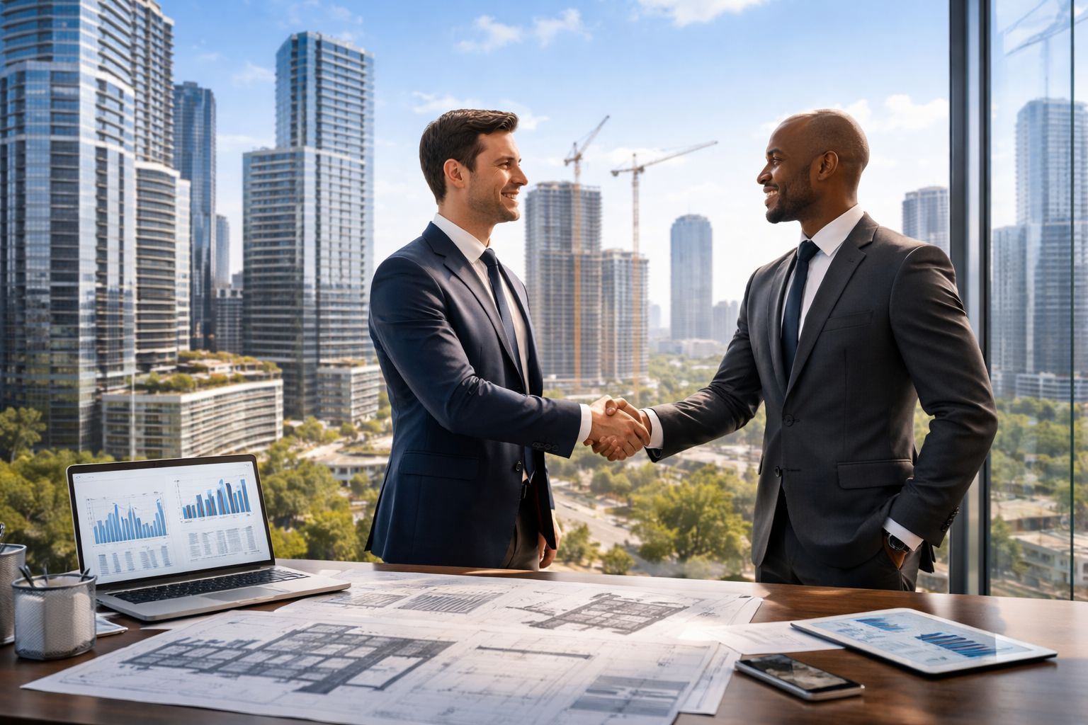 Entry into Commercial Real Estate with Strategic Partnership